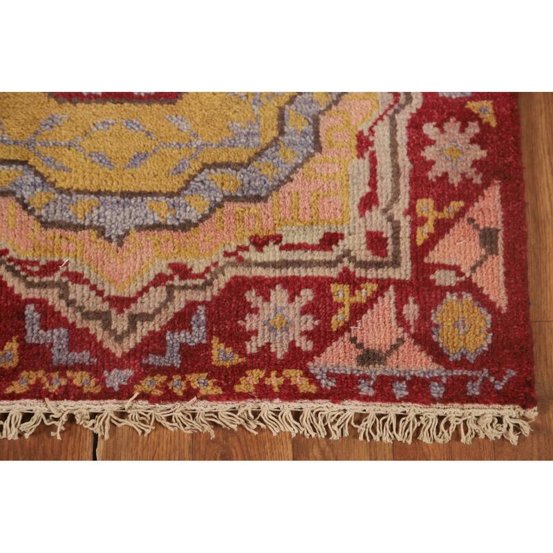 Red Heriz Serapi Oriental Runner Rug Handmade Wool Carpet - 2'5" x 7'10"