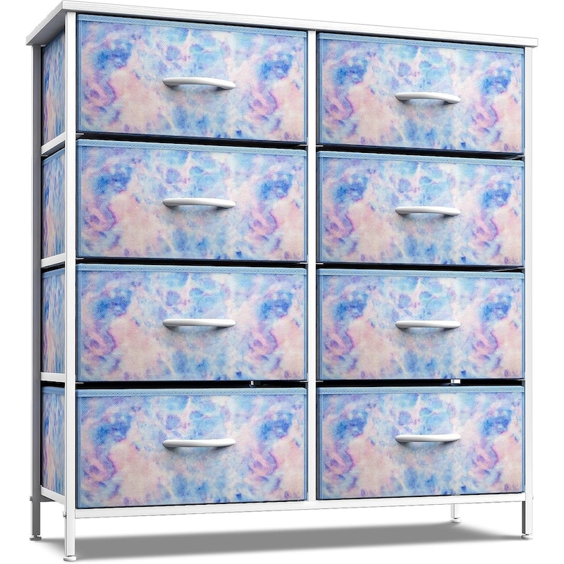 Sorbus 8 Drawer Dresser Stand - Blue
