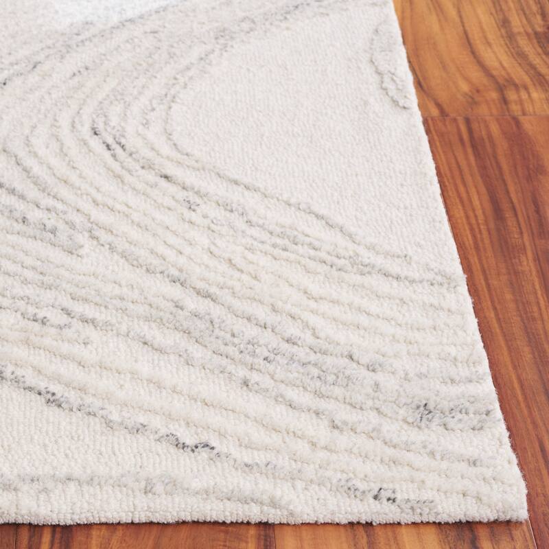 SAFAVIEH Handmade Ebony Diep Modern & Contemporary Wool Rug