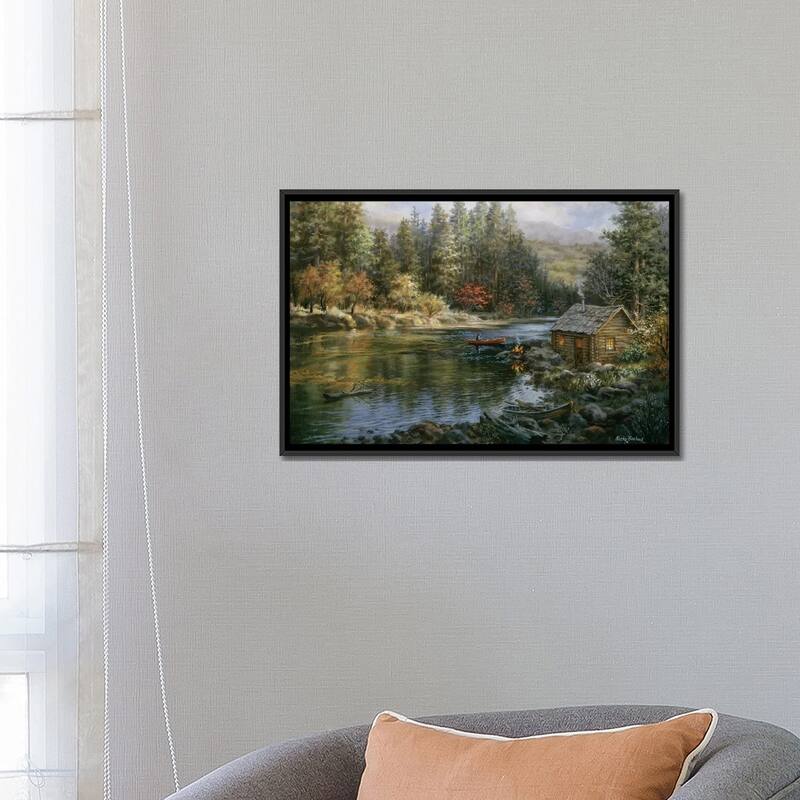 iCanvas "Campers Haven" by Nicky Boehme Framed Canvas Print