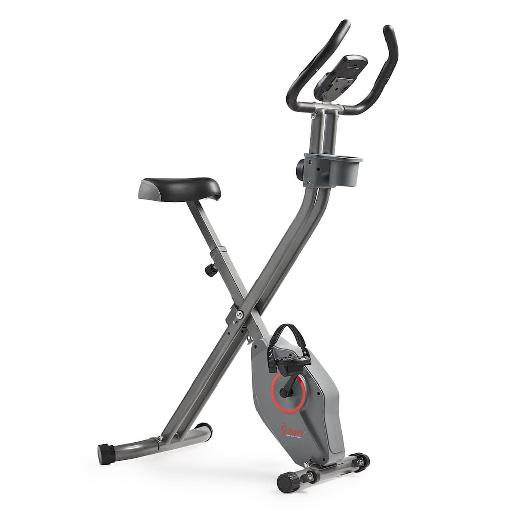 Sunny Health & Fitness Foldable Magnetic X-Bike Pro - SF-B223011 - Black - 33.5*21.7*52.6
