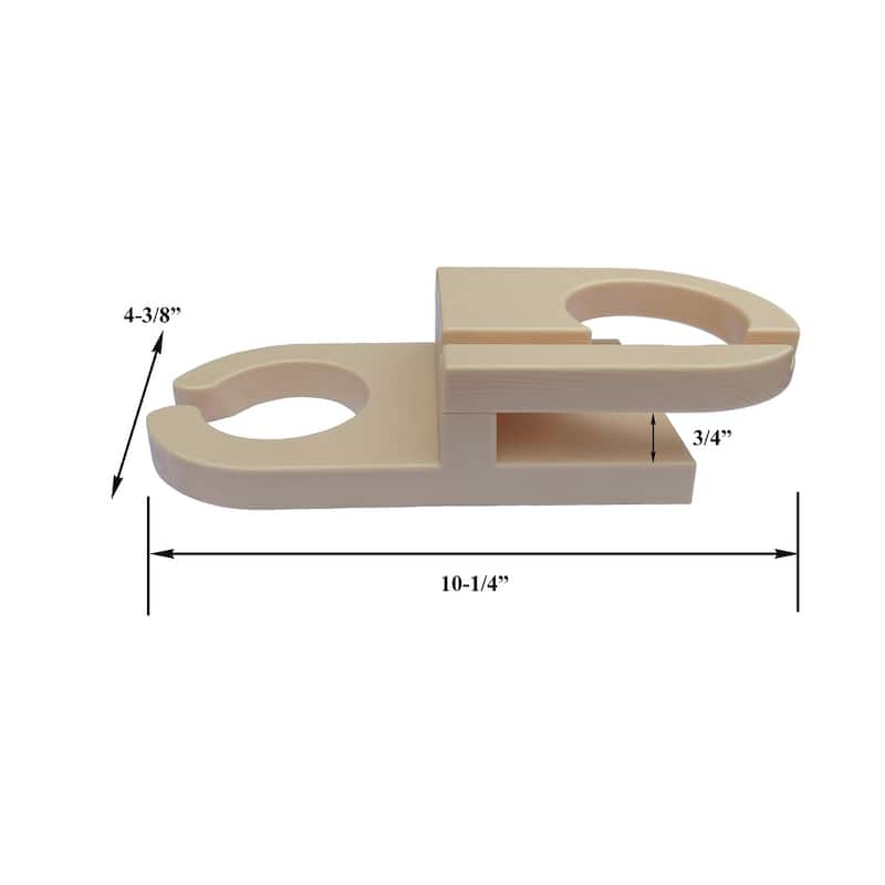 Double Sided Adirondack Chair wine and cup holder