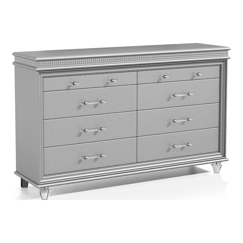 Xian Contemporary 56-inch Wide 8-Drawer Solid Wood Dresser by Furniture of America