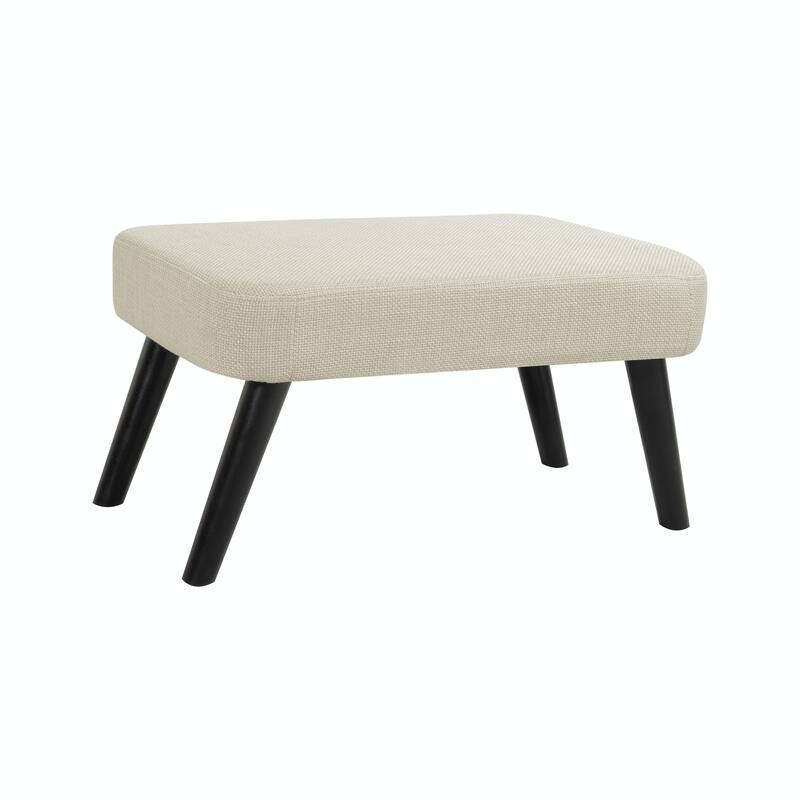 3 in 1 Foldable Linen Chaise Lounge with Adjustable Backrest, Footrest & Detachable Pillow
