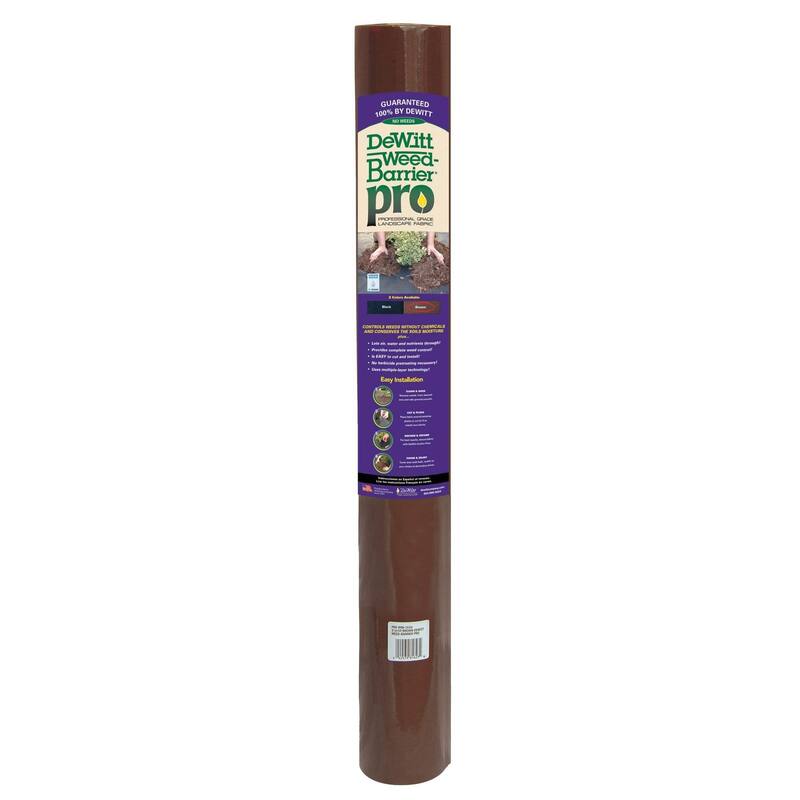DeWitt Barrier Pro Landscape Fabric in Brown (3 Ounces), 4' x 300' Refill - 24.3
