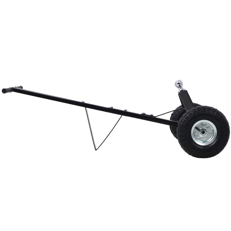 Multifunctional trailer dolly with 10-inch pneumatic tires, 600 lbs capacity