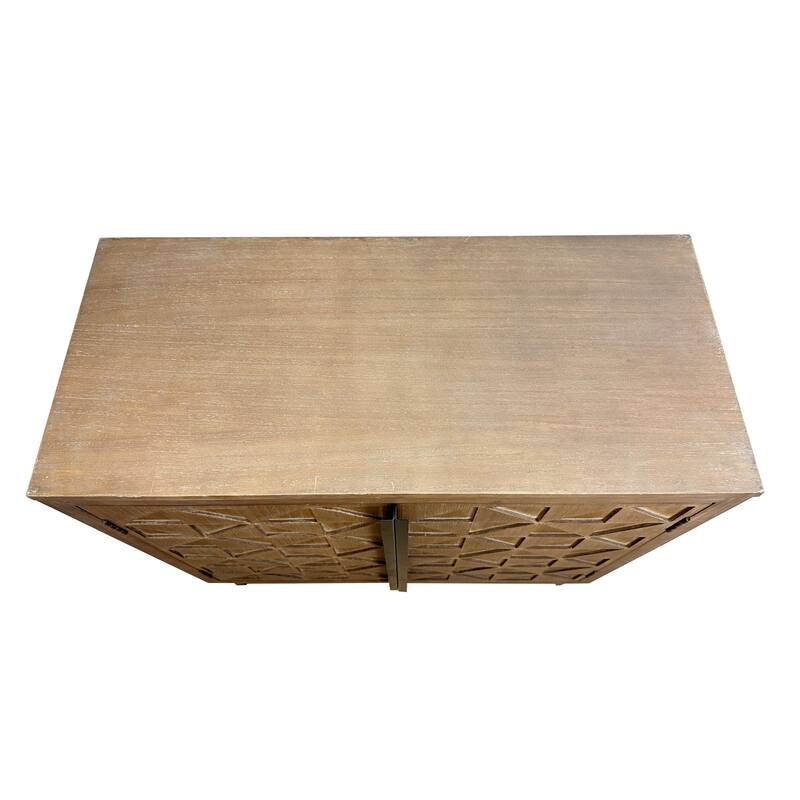 Make old styles 30" Wood 2-door Accent Cabinet in Natural