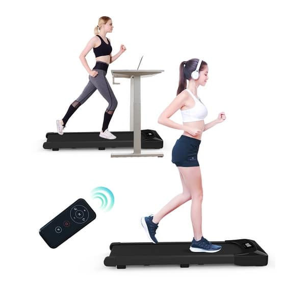 2.5HP Electric Walking Pad Treadmill, Under Desk Treadmill Bed Bath