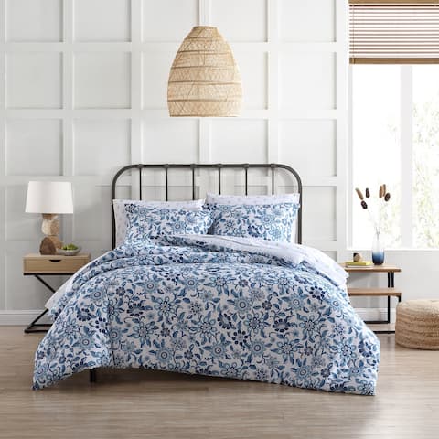 Stone Cottage Bennington Floral Cotton Blue Comforter Set