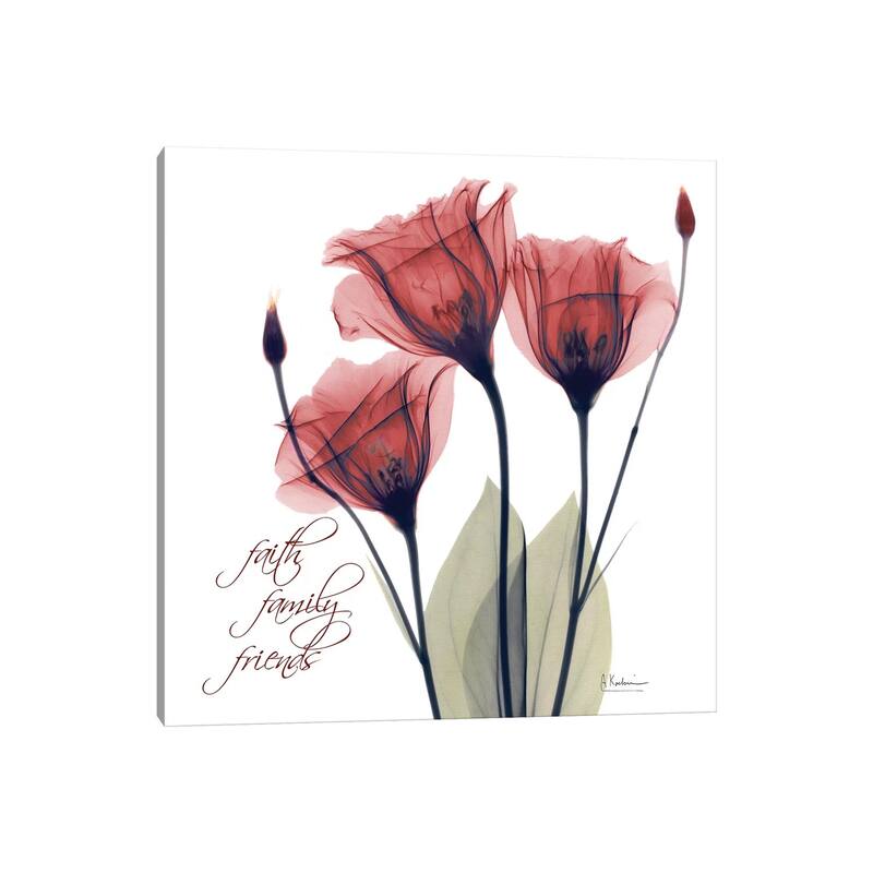 iCanvas "Red Tulip Faith" by Albert Koetsier Canvas Print