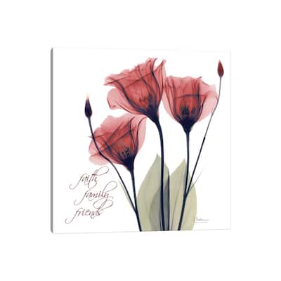 iCanvas "Red Tulip Faith" by Albert Koetsier Canvas Print