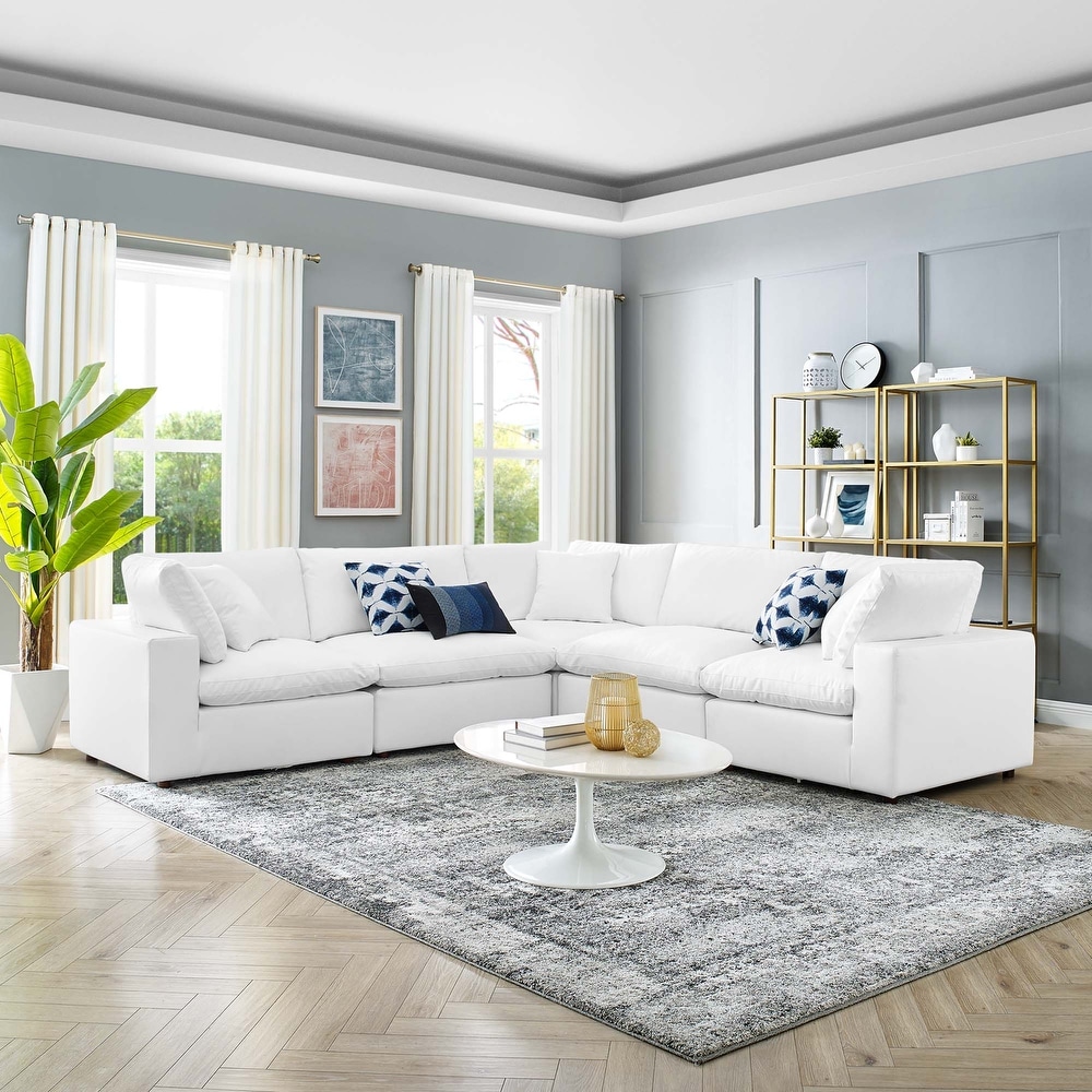 Down blend sectional sofa shop