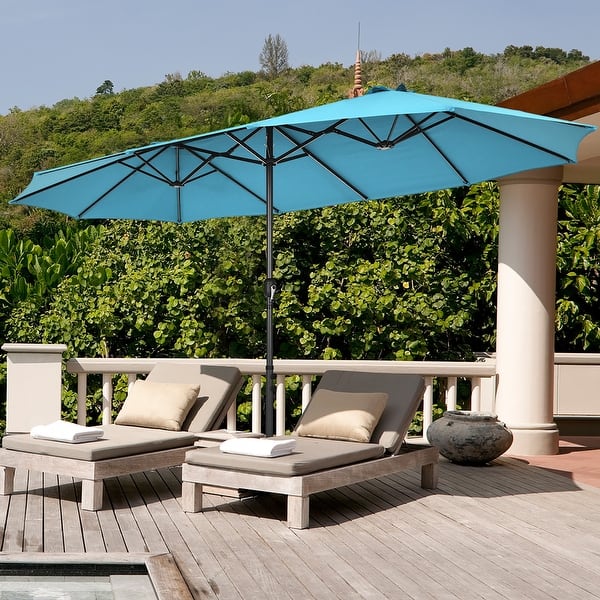 36 square patio table with umbrella hole Palms Outdoor HDPE 36" Square Patio Dining Table with Umbrella Hole