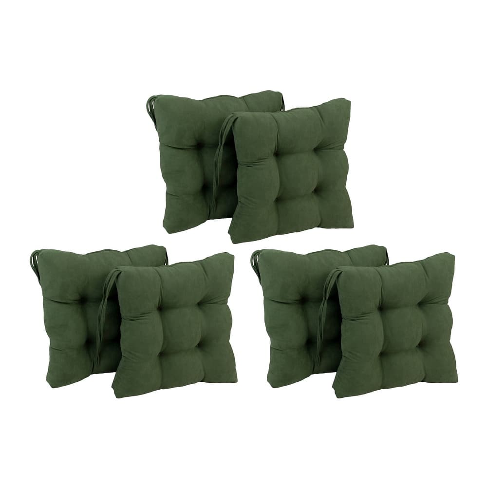 16-inch Square Indoor Microsuede Chair Cushions (Set of 2, 4, or 6)
