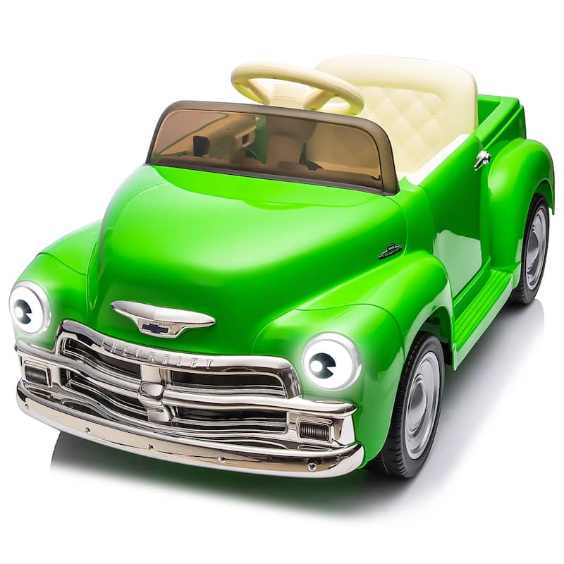 12V Ride On Car for Kids Ages 3-5, Licensed Chevrolet Kids Electric Cars