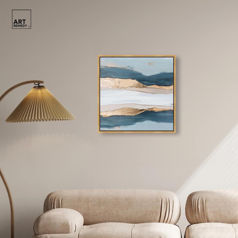 Crystalline Depths I Canvas by Art Remedy