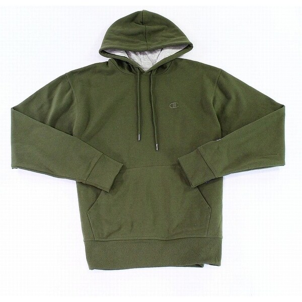 army green champion hoodie