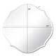 preview thumbnail 5 of 3, Mirror Trend Beveled Accent Frameless Mirror - 28*28*0.71