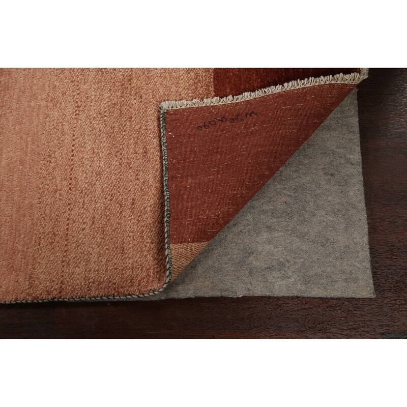 Modern Oriental Gabbeh Kashkoli Runner Rug Wool Hand-knotted Carpet - 2'7" x 10'3"