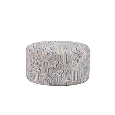 Delilah Round Accent Ottoman