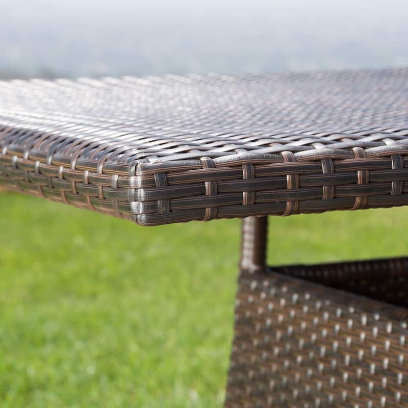 Corsica Outdoor Wicker Rectangle Dining Table (ONLY) by Christopher Knight Home - 69.00"L x 38.00"W x 28.50"H