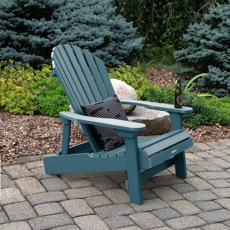 HIGHWOOD King-Size Folding and Reclining Adirondack Chair