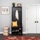 preview thumbnail 55 of 74, Prepac Hall Tree with Bench and Shoe Storage, Mudroom Bench with Storage and Hooks