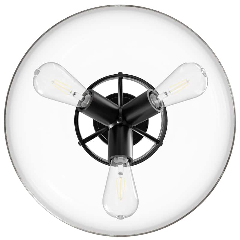 CO-Z 3-Light Semi Flush Mount Ceiling Light