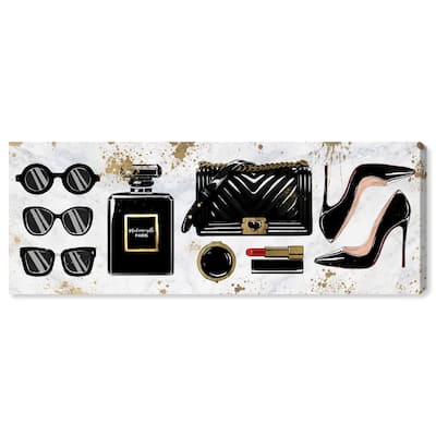 Wall of Accessories Panoramic Canvas by Art Remedy, Gallery Wrapped