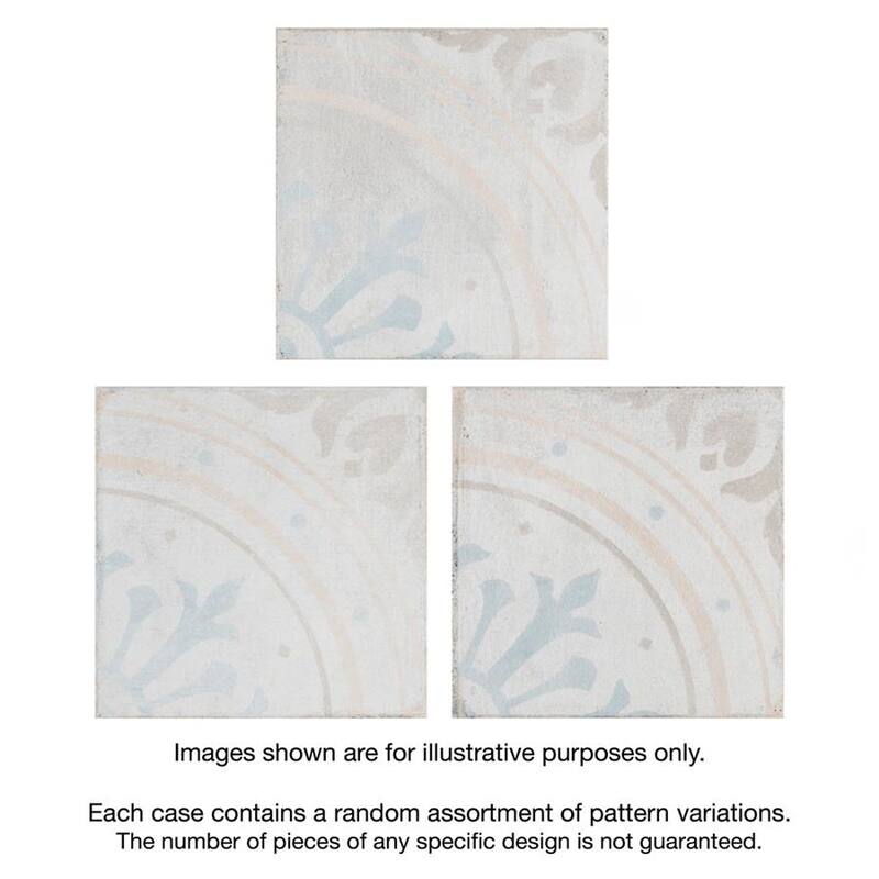 Merola Tile Barcelona Decor Raval 5-3/4" x 5-3/4" Porcelain Floor and Wall Tile
