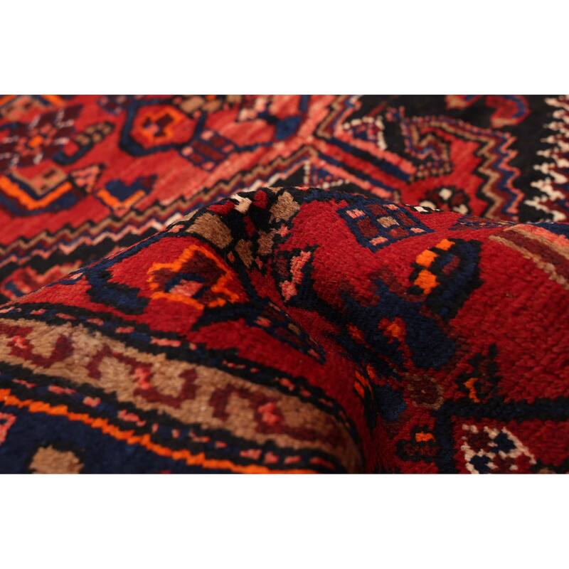 ECARPETGALLERY Hand-knotted Andelz Red Wool Rug - 4'4 x 7'0
