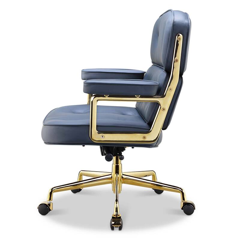 Lobby Chair with Lumbar Support Ergonomic Mid-Back Executive Chair