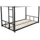 preview thumbnail 11 of 14, Metal Twin over Twin Bunk Bed with Vent Board/ Heavy-duty Sturdy Metal/ Noise Reduced/ Safety Guardrail/ CPC Certified