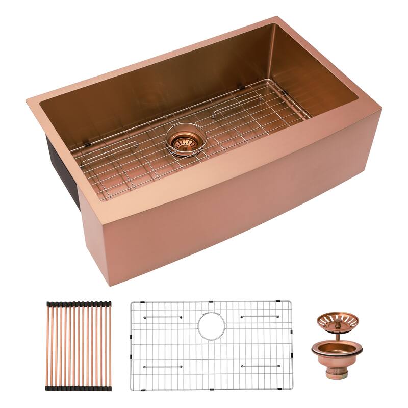 Stainless Steel 16 gauge Apron Front Kitchen Sink
