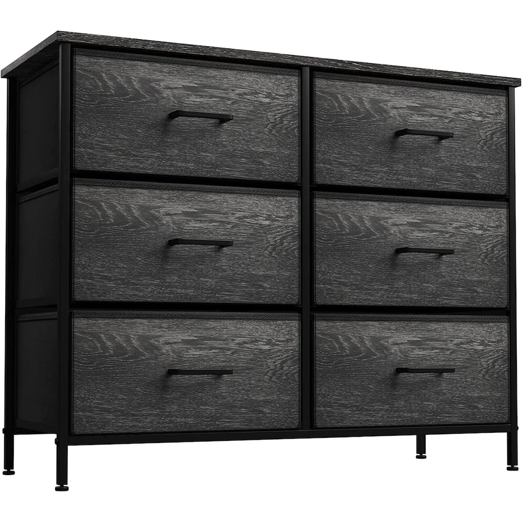 Dressers for Bedroom with 6 Drawers, Chest of Drawers for Bedroom