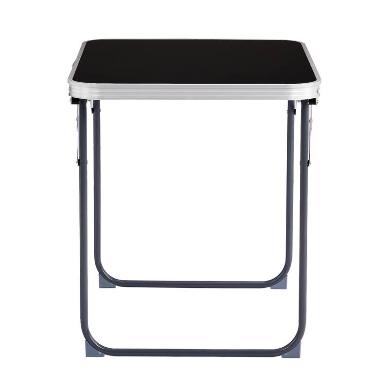 Portable 2.3ft Aluminum Folding Table for Outdoor Camping - 27.56" x 19.69" x 23.62"