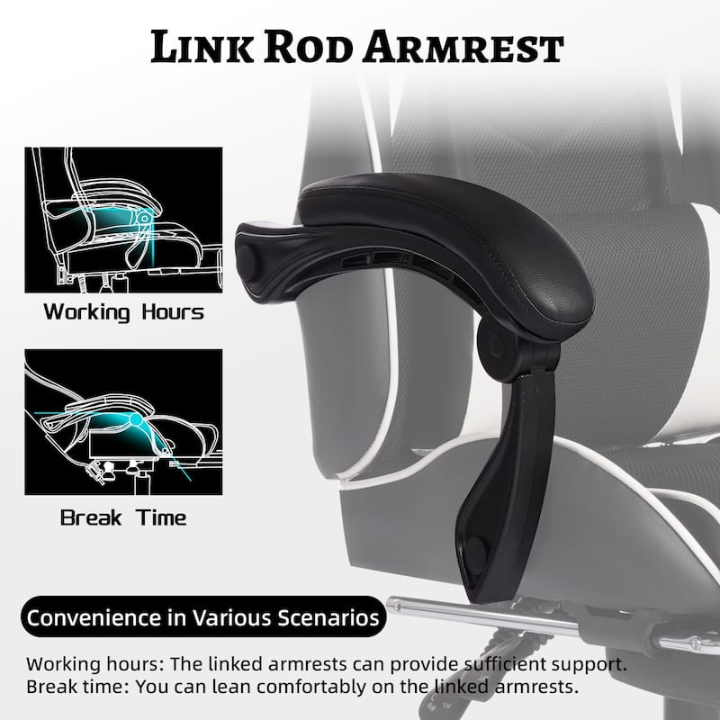 E-sports Gaming Chair Sports Car Driving Seat PU Material Moulded Sponge Comfortable and Safe With Massage