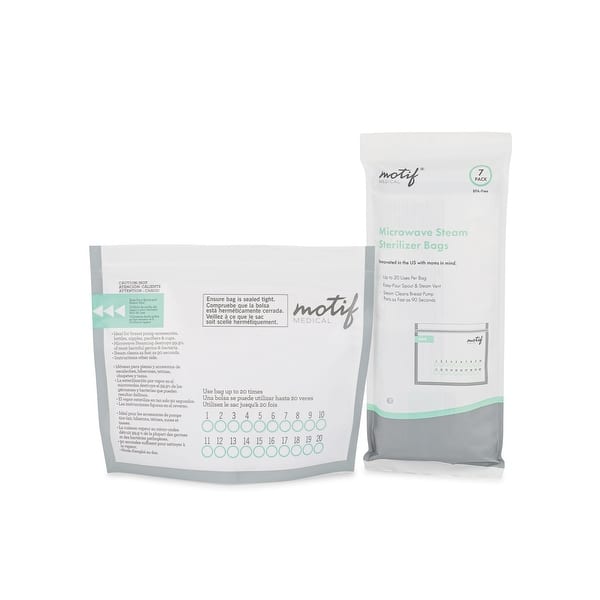 slide 2 of 3, Micro-Steam Sterilizer Bag (7/box)