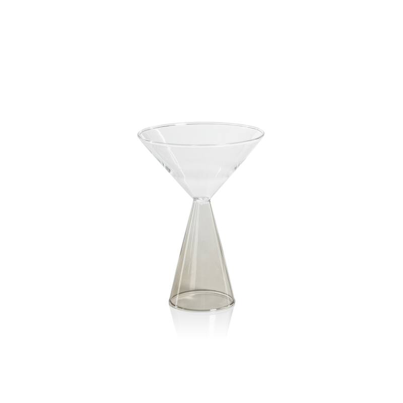 Viterbo Martini Glasses, Set of 4 - Smokey