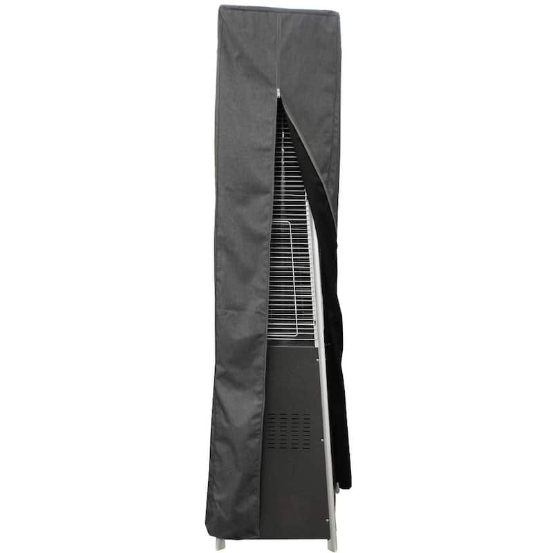 Square Glass Tube Patio Heater Commercial Cover in Gray - N/A