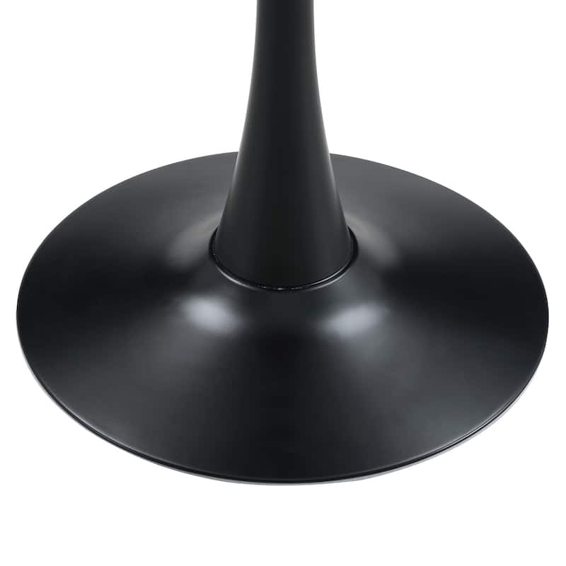 Round Tulip Dining Table, Kitchen Table with Thickened Tabletop, Bistro Table Circle Table Coffee Table