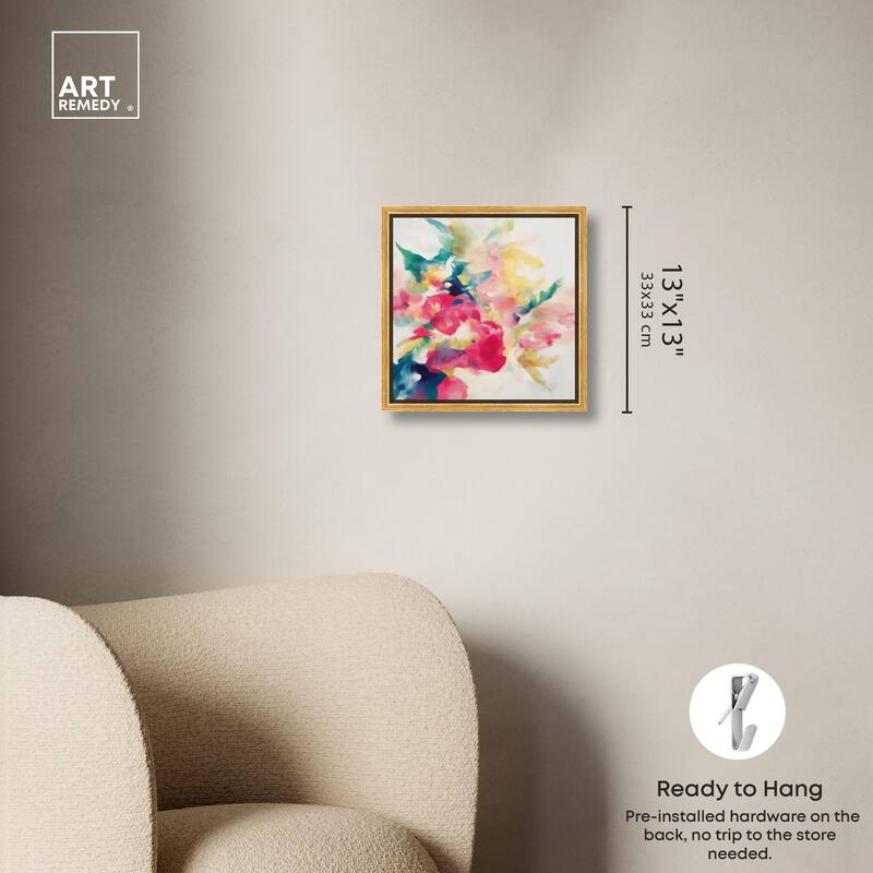 Essence of a Flower II Canvas by Art Remedy