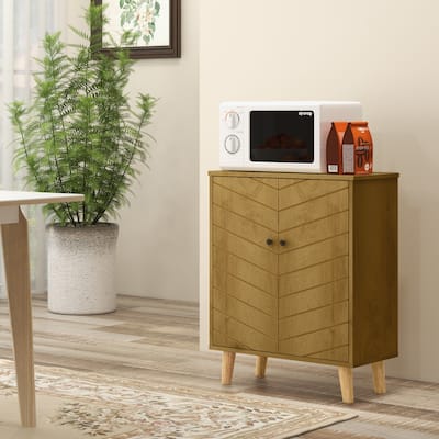 Storage Cabinet with 2 Doors and Inner Shelf