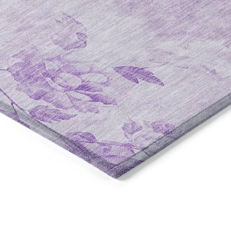 HomeRoots Floral Transitional Rectangle Outdoor Rug