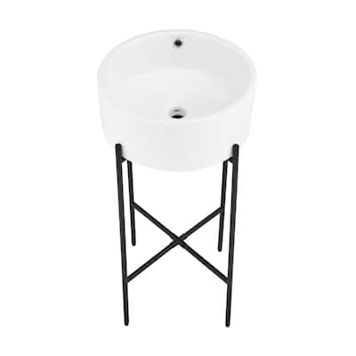 Swiss Madison SM-CS801 Monaco 16-1/8" Circular Ceramic Console