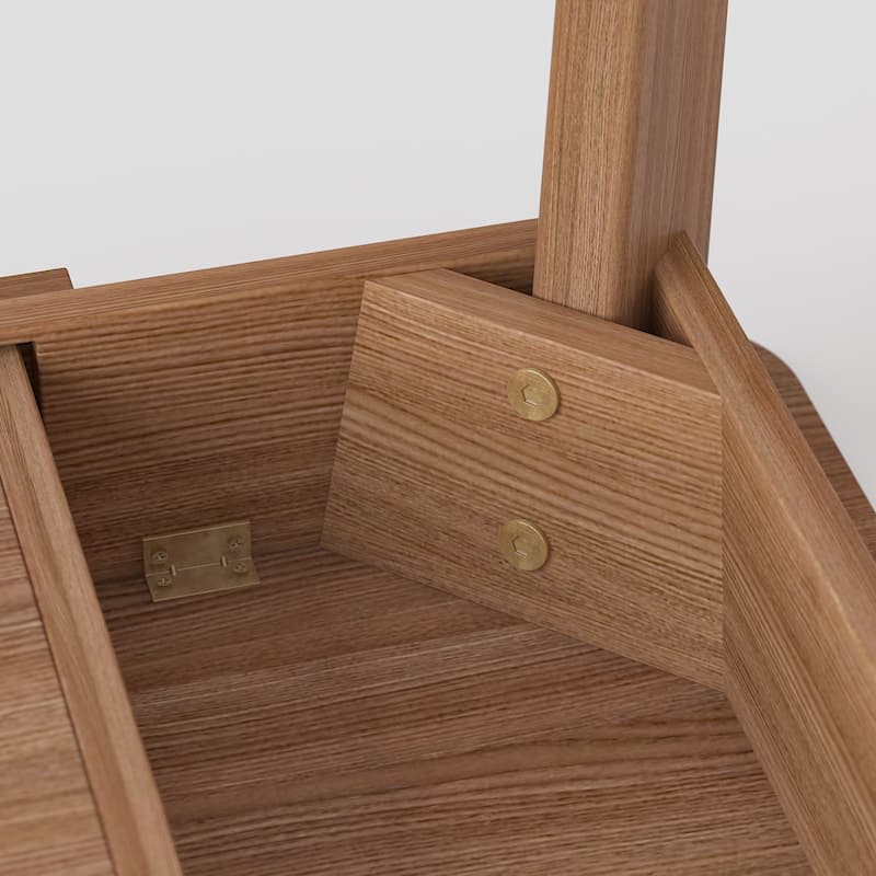 47.2"W Wood Desk Writing Desk Computer Desk