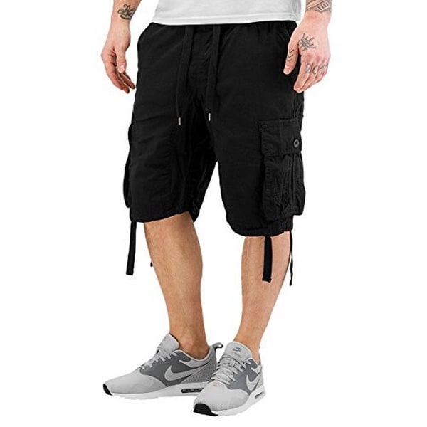 mens cargo jogger shorts