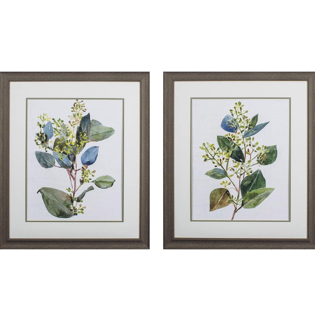 Propac Images Seeded Eucalyptus Set of 2 Wall Art - Green
