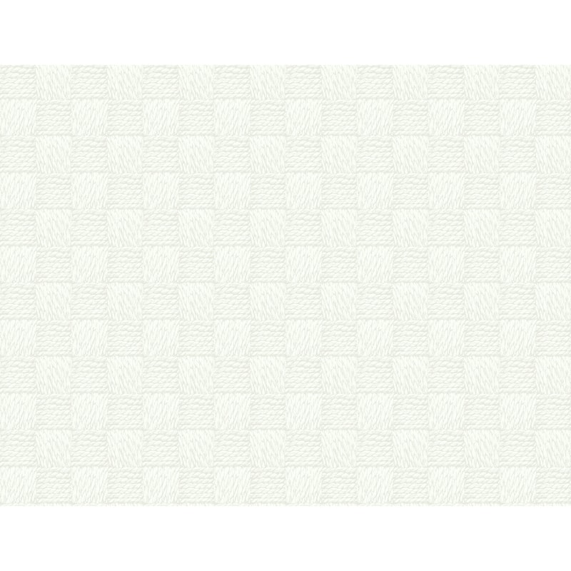 A-Street Prints Calabash Dove Rope Basketweave Wallpaper