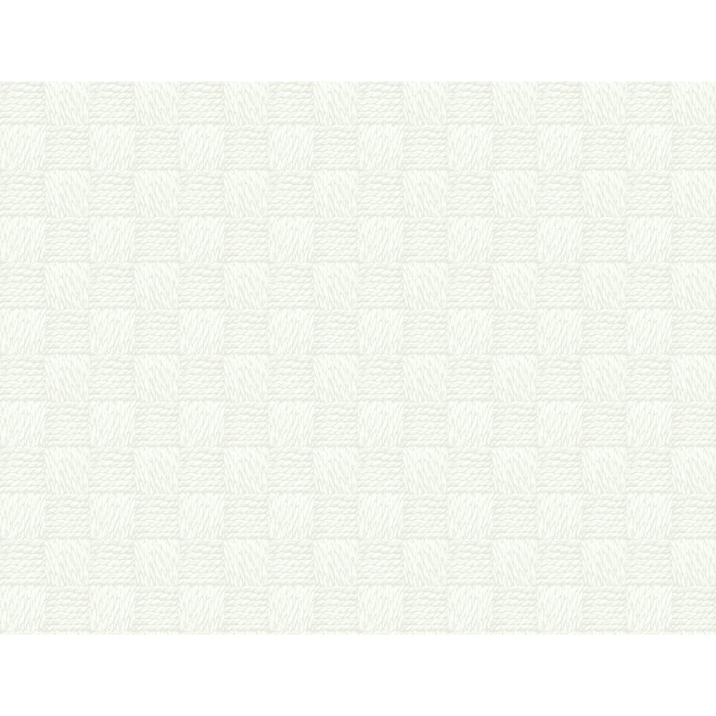 A-Street Prints Calabash Dove Rope Basketweave Wallpaper